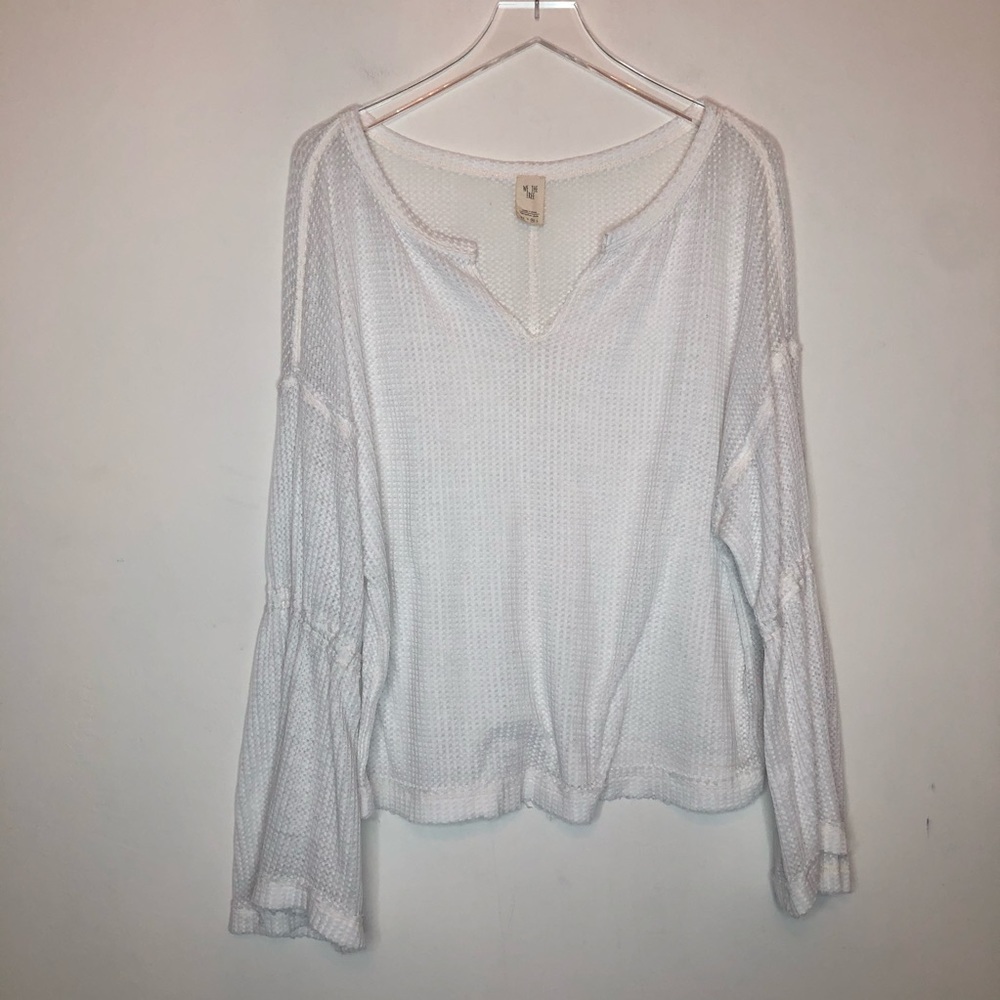 We The Free Waffle Top Tunic Size Medium